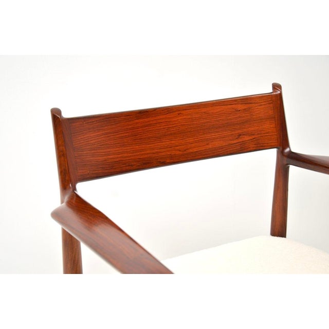 Brown Vintage Danish Carver Armchairs by Arne Vodder, 1960s, Set of 2 For Sale - Image 8 of 11