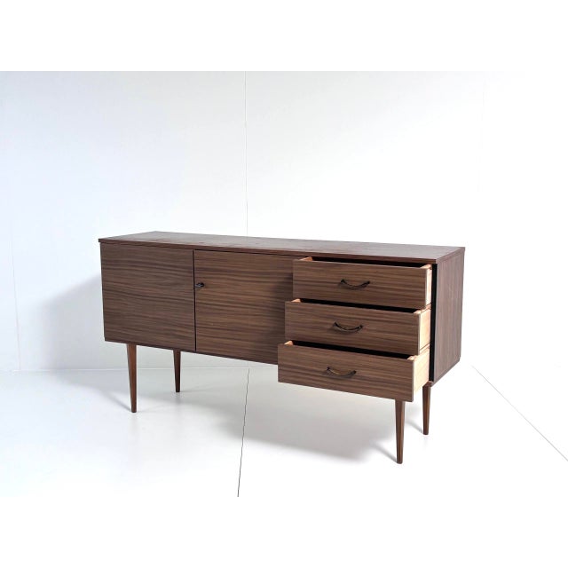 1960s Mid-Century Sideboard in Walnut Veneer, 1960s For Sale - Image 5 of 12