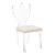 Chelsea House Regency Hall Chair in Clear For Sale