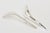 Hand Wrought Sculptural Silver Plate Salad Servers Signed Acme Bates, Canada 1980's For Sale - Image 9 of 10