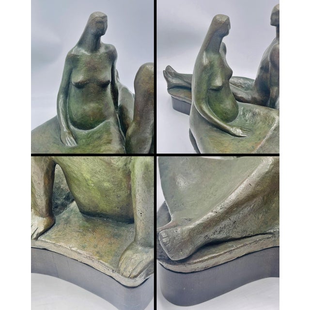 Salvador Soto Tovar “Pareja” Bronze Sculpture, Signed & Dated 1965 Mexican Art For Sale - Image 16 of 18