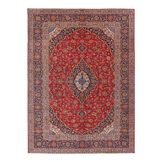 1980s Pasargad Persian Kashan Rug For Sale