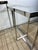 Double Console Table in Chromed Metal and Glass, 2000s For Sale - Image 12 of 13