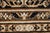 Black Doris Leslie Blau Antique Agra Indian Beige Runner - c. 1920 (Size Adjusted) For Sale - Image 8 of 9