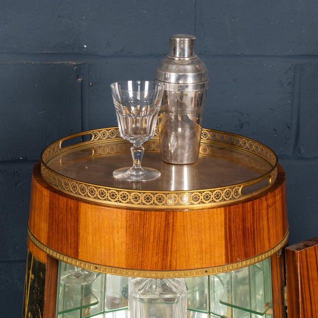 Vintage Italian Illuminating Bar Cabinet by Aldo Tura, 1960 For Sale - Image 11 of 18