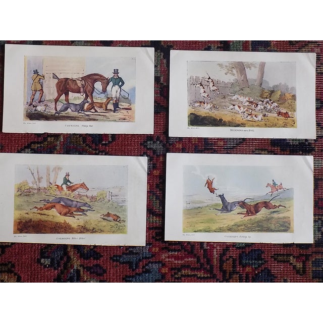 1900 - 1909 Authentic Antique (c.1903) Diminutive British Horse/Equine Sporting Lithographs - Set of 13 For Sale - Image 5 of 8