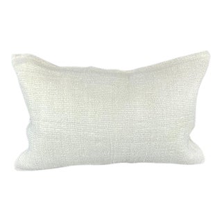 16 x 24 Hemp Pillow Turkish Cushion Natural White Pillow Cushion Cover For Sale
