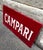 Mid-Century Campari Sign, 1960s For Sale - Image 4 of 6