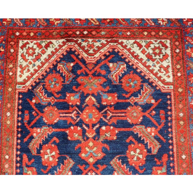 Antique Malayer Runner With All-Over Geometric Herati Design For Sale - Image 10 of 13