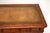 Brown Antique Victorian Walnut Leather Top Pedestal Desk, 1890 For Sale - Image 8 of 11