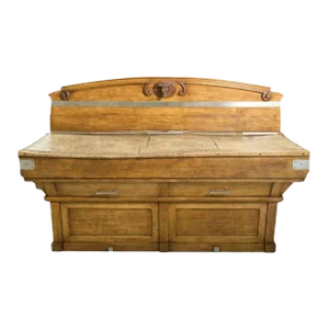 Large Early 20th Century French Double Billot De Boucher or Butcher Block
