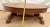 Coffee Antique Tiger Oak Oval Coffee Table, Carved Paw Feet, Drawer, Shelf, By: Piqua For Sale - Image 8 of 12