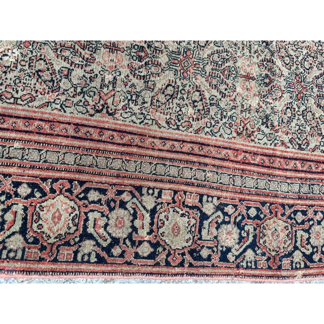 Antique Silk Foundation Seneh Rug, 1890s For Sale - Image 5 of 18