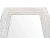 Vintage Large White Umbuka Carved Mirror For Sale - Image 4 of 8