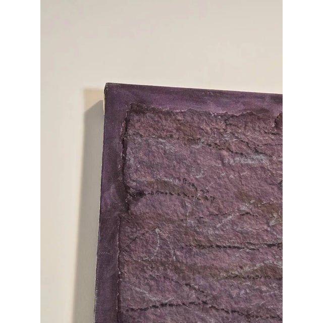 Jan Tips "Architectural Series #35" 1984 Mixed Media Abstract Diptych on Canvas For Sale In Baltimore - Image 6 of 17