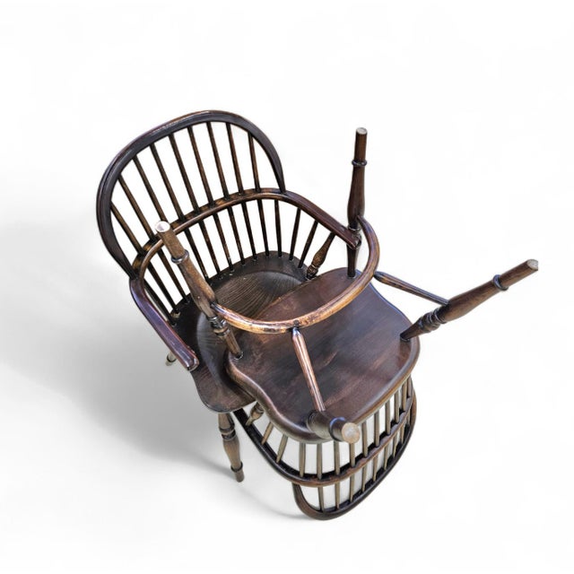 Georgian Bow and Stick Back Windsor Chairs, Set of 4 For Sale - Image 11 of 18