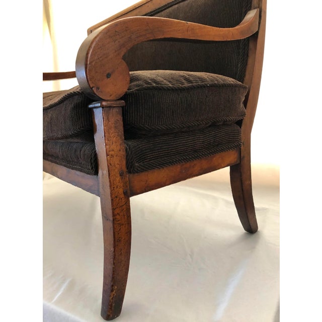 Wood Early 19th Century Child's Miniature Biedermeier Sofa For Sale - Image 7 of 11