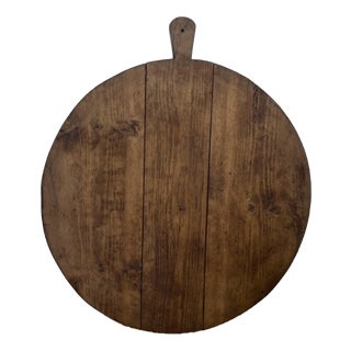Rustic Wooden Serving Board, 1890s For Sale