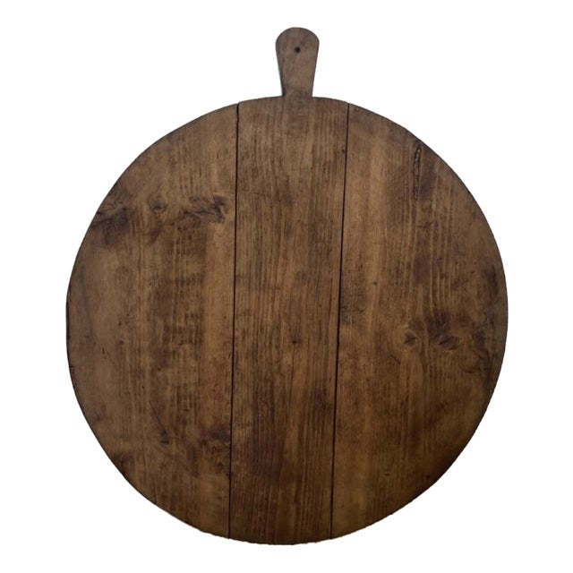 Rustic Wooden Serving Board, 1890s For Sale