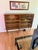 Mid Century Danish Glassfront Bookcase For Sale - Image 4 of 13