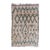 1980s Moroccan Off-White and Green Marmoucha Rug For Sale