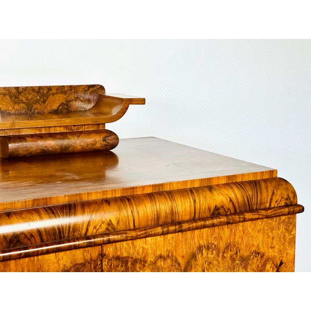 French Art Deco Burr Walnut Sideboard by Jules Leleu, 1930 For Sale - Image 14 of 18
