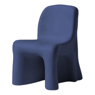 Dalila Blue Armless Outdoor Chair by Gaetano Pesce for Cassina For Sale
