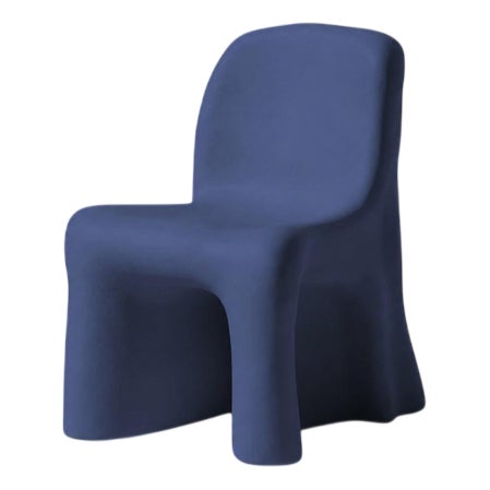 Dalila Blue Armless Outdoor Chair by Gaetano Pesce for Cassina For Sale