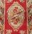 Early 20th Century Red and Green Antique Turkish Oushak Runner With Three Floral Medallions For Sale - Image 5 of 8