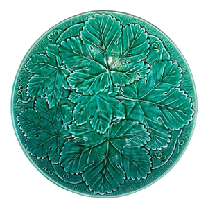 Antique Wedgwood Majolica Grape Leaf Bowl