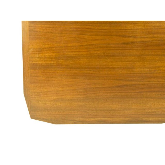 Brown Vintage Italian Teak Wood Coffee Table, 1960s For Sale - Image 8 of 9