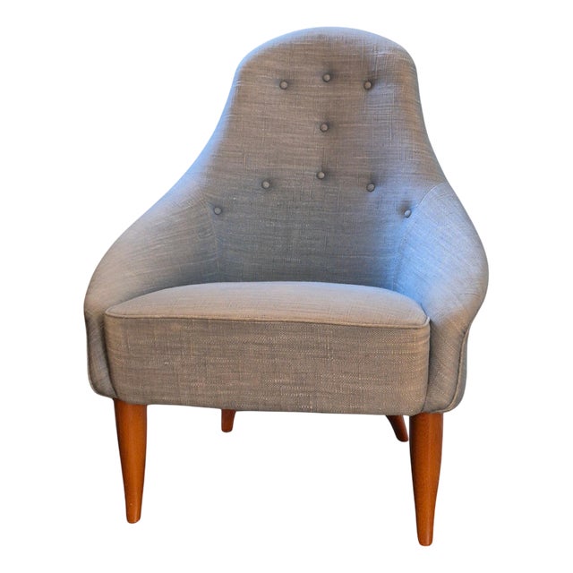 Scandinavian Modern Lilla Eva Armchair by Kerstin Hörlin-Holmquist for Nordiska Kompaniet For Sale