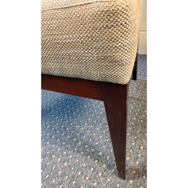 Bolier & Company Cherry Wood Upholstered Dining Chairs — Pair For Sale - Image 10 of 12