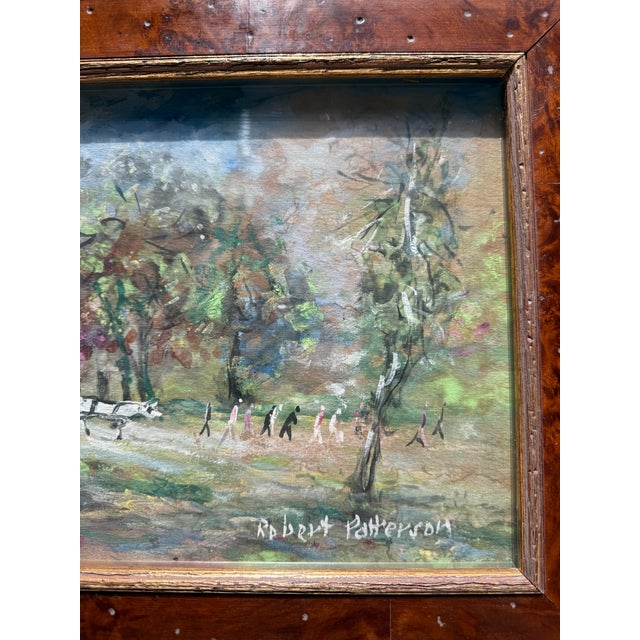 Mid Century Painting of Central Park For Sale - Image 4 of 6