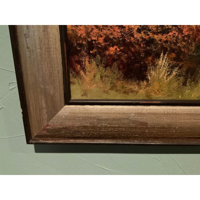 Autumn Landscape Oil Painting by Robert Wood For Sale - Image 4 of 5