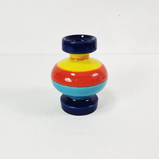 1950s Bauhaus Ceramic Vase by Georg Schmider for Zeller Keramik, Germany, 1950s For Sale - Image 5 of 12