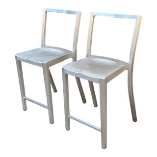 Philippe Starck for Emeco Icon Counter Stools, Pair For Sale