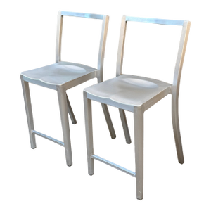 Philippe Starck for Emeco Icon Counter Stools, Pair