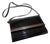 1970s Black Rodoide, Brass and Leather Italian Evening Bag For Sale
