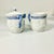 Cornflower Blue 1980s Vintage Chippendale Hollywood Regency French Blue Ribbon & Bow Creamer and Covered Sugar Bowl - 2 Piece Set, After Fitz & Floyd For Sale - Image 8 of 13