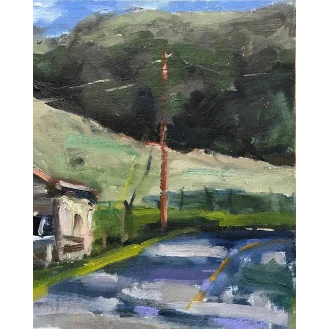 Quiet Places & Journeys — Rose Barn, Morgan Hill (Original Oil Landscape) For Sale - Image 9 of 9