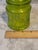 Vintage Green Glass Apothecary Jar With Optic Swirl For Sale - Image 12 of 13