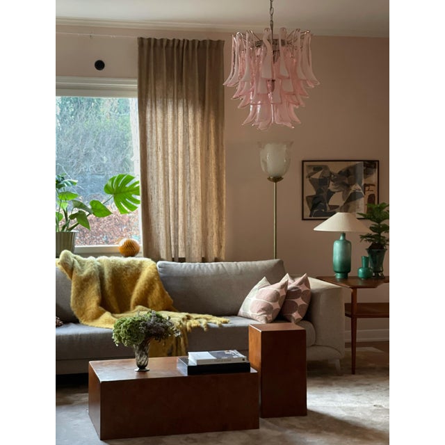 Contemporary Murano Chandelier in the style of Mazzega. Traditional Italian Mid-Century Style of later production during...
