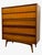Vintage Mid-Century Modern 4-Piece Bedroom Set - 9-Drawer Lowboy Dresser, Tall Highboy Dresser & Pair of Nightstands For Sale - Image 9 of 12