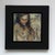 Twice Shy features a contemplative figure rendered with a delicate interplay of oil and collage, creating a textured...