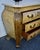 Wood Marble Top Chest French Baroque Style Bombay Commode Carved 3 Drawer 90's For Sale - Image 16 of 18