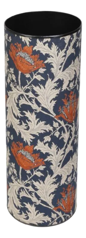Morris Anemone Blue Rust Tapestry Umbrella Stand