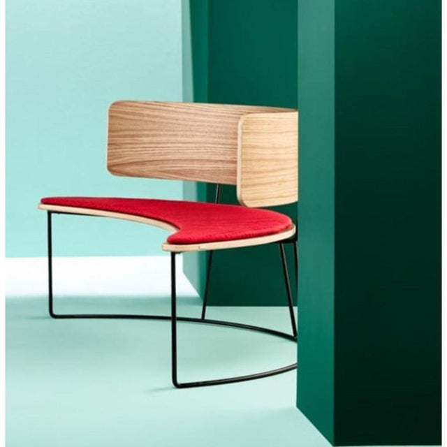 Set of Boomerang Benches in Pink by Pepe Albargues For Sale - Image 10 of 14