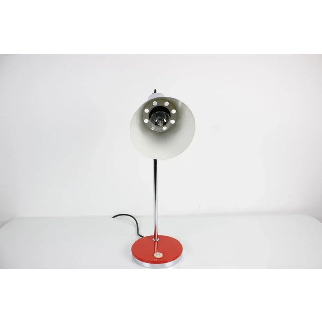 Gold Mid-Century Table Lamp, Germany, 1970s For Sale - Image 8 of 12