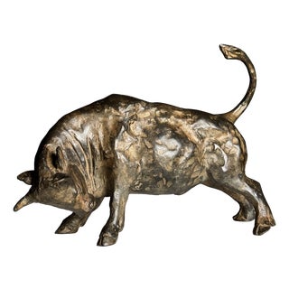 Pierre Chenet, Bull, Bronze For Sale